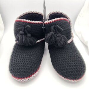 Muk Luks XL A La Mode Bootie Slippers with Nordic Design Cozy Holiday Gift